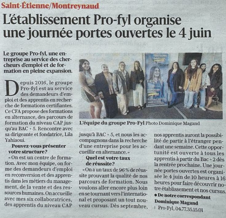 Pro-Fyl Business School-Portes ouvertes